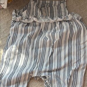 Carter's Striped Short Sleeve Tee - White and Black